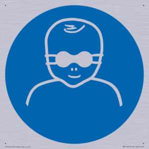 Mandatory: Protect infants eyes with opaque eye protection